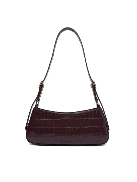 Calvin Klein Calvin Klein Handtasche Ck Croc Small LV04F3283G Dunkelrot