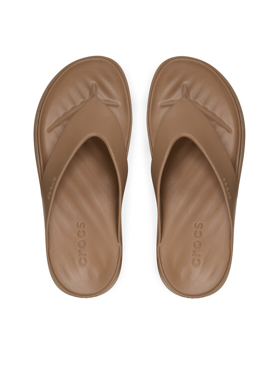 Crocs Crocs Žabky Getaway Platform Flip 209410 Hnědá