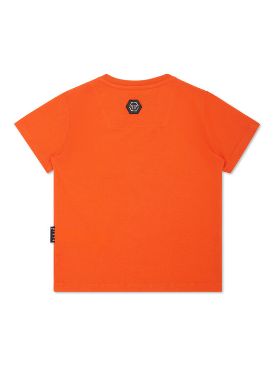 PHILIPP PLEIN PHILIPP PLEIN T-Shirt 28185 Pomarańczowy Regular Fit