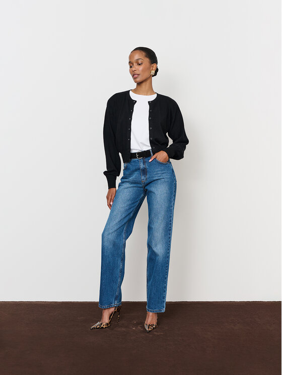 La Mania La Mania Svetr BELLE Černá Casual Fit