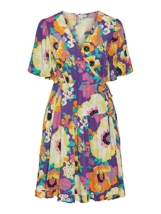 YAS YAS Vestito da giorno 26030172 Viola Regular Fit