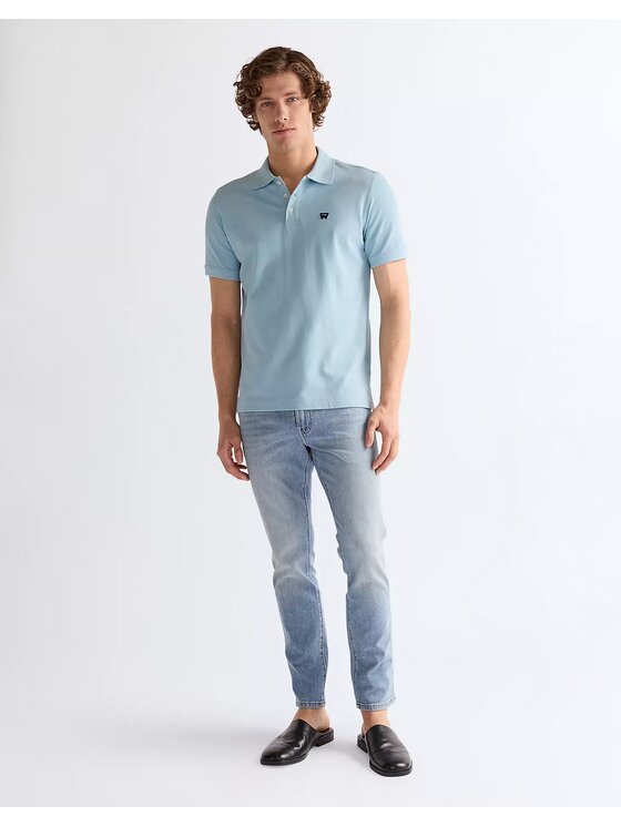 Wrangler Wrangler Jeansy LARSTON Niebieski Slim Fit