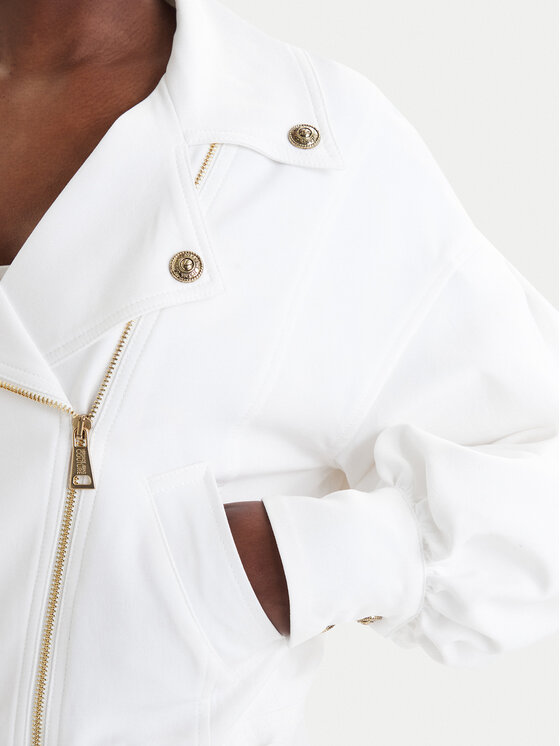 Versace Jeans Couture Versace Jeans Couture Pārejas jaka 80HAS410 N0432 Balts Loose Fit