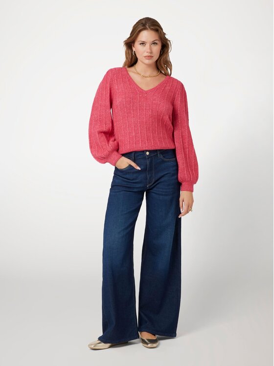 Guess Guess Sweter 169465 Koralowy Classic Fit
