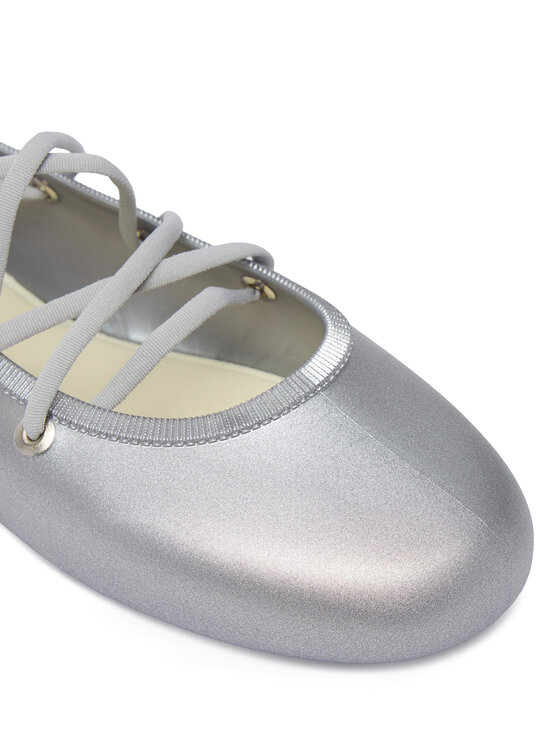 Melissa Melissa Μπαλαρίνες Melissa Beta Ad 38020 Ασημί