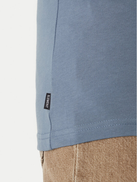 Element Element T-Shirt Crail ELYKT00168 Modrá Regular Fit