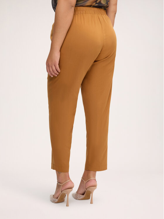Fiorella Rubino Fiorella Rubino Pantaloni di tessuto P050L002661N022 Marrone Regular Fit