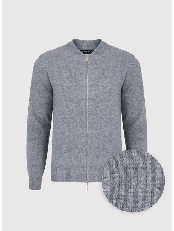 Pako Lorente Pako Lorente Sweter P24WF-2X-001 Szary Classic Fit