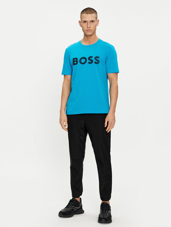 BOSS Boss Majica 50512866 Modra Regular Fit