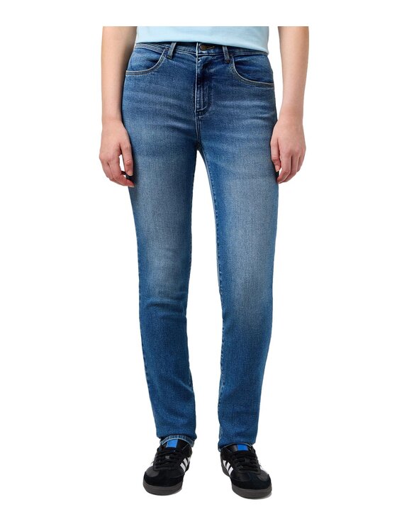 Wrangler Wrangler Jeansy Slim Niebieski Slim Fit