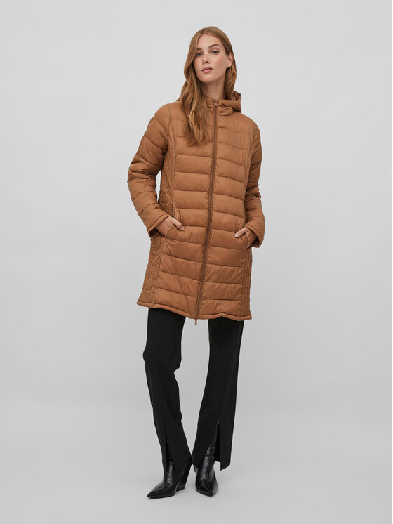 Vila Vila Übergangsjacke Sibiria 14075109 Braun Regular Fit