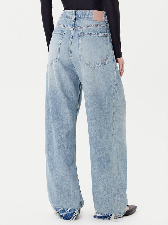 BOSS BOSS Дънки C_Slouchy Pleated Mr 50542435 Син Relaxed Fit