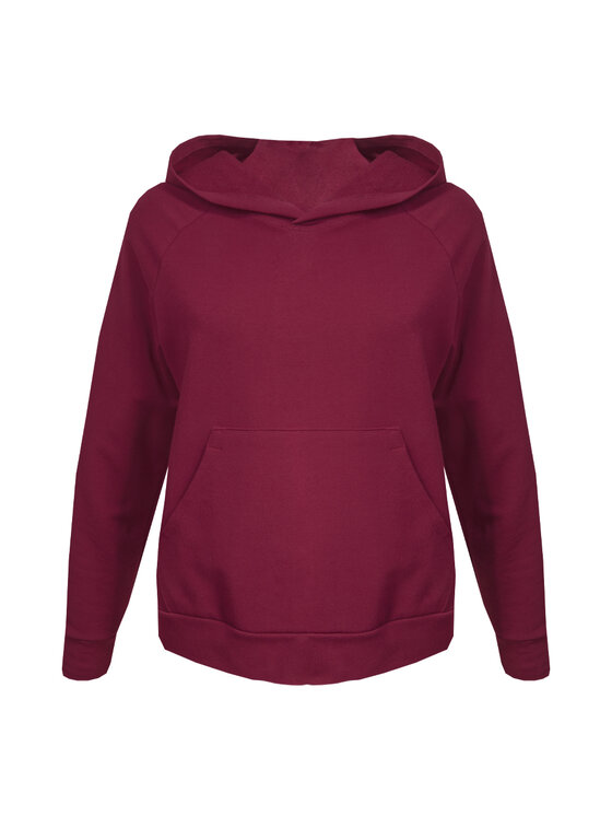 DKaren Sport DKaren Sport Bluza Seattle Bordowy Classic Fit