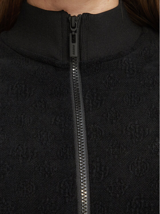 Guess Guess Μπλούζα V6BQ06 K6280 Μαύρο Regular Fit