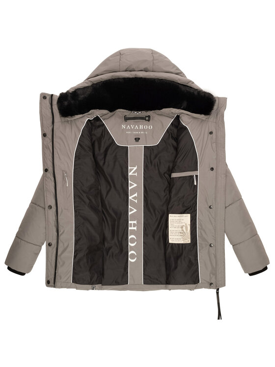 Navahoo Navahoo Kurtka zimowa Sag Ja Szary Regular Fit