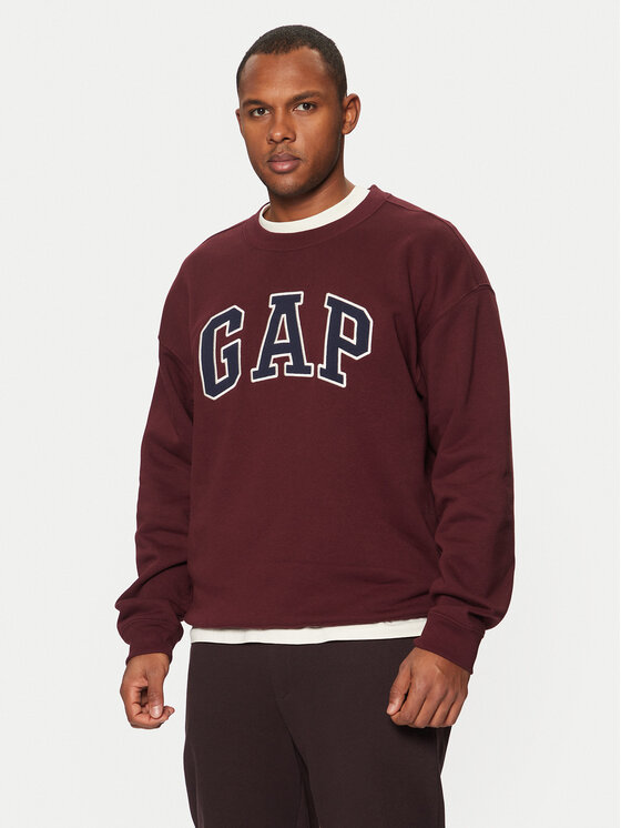 Gap Mikina 542210-00 Bordová Regular Fit