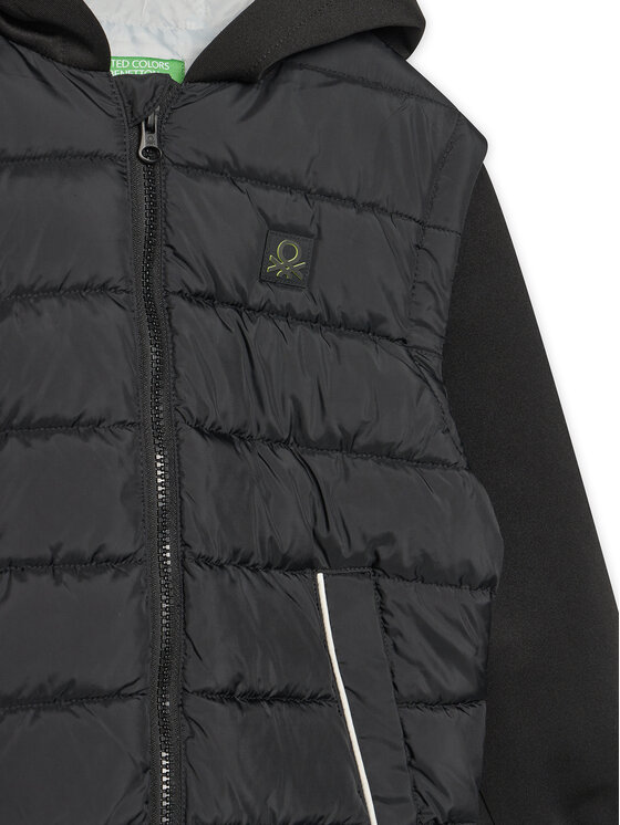United Colors Of Benetton United Colors Of Benetton Übergangsjacke 2KL9CN064 Schwarz Regular Fit