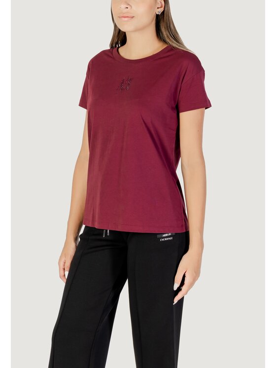Armani Exchange Armani Exchange T-shirt XW000830 AF10356 Bordeaux Shirt Fit