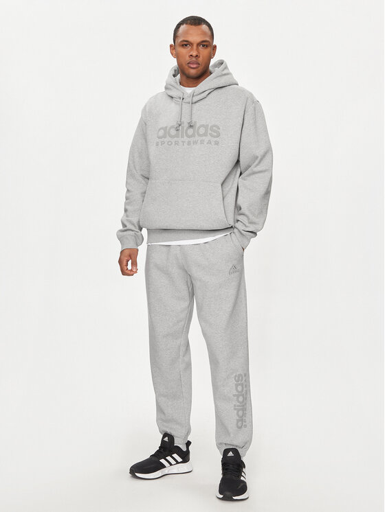 adidas adidas Bluza All Szn Fleece Graphic IW1205 Szary Loose Fit