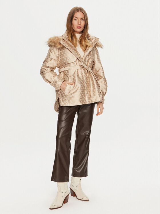 Guess Guess Parka W4BL35 WFIR2 Beež Regular Fit