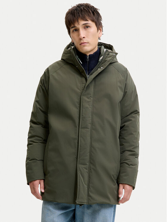 Jack & Jones Jack & Jones Geacă de iarnă Wood 12278783 Verde Regular Fit