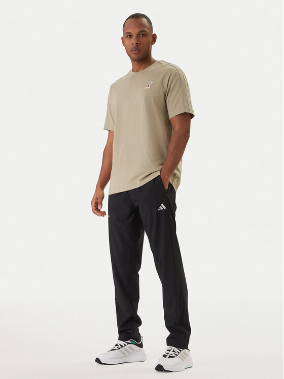 adidas adidas T-krekls Lux Coffee Cafe Pour Graphic KB4846 Zaļš Loose Fit