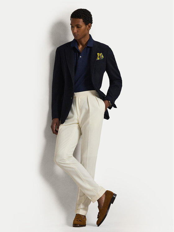 Polo Ralph Lauren Polo Ralph Lauren Поло 710941439038 Cиній Custom Slim Fit