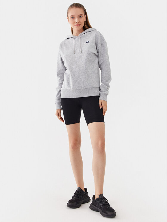 Kappa Kappa Felpa 710067 Grigio Regular Fit