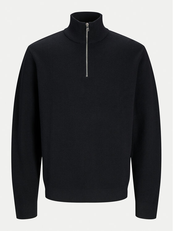 Jack&Jones Jack&Jones Megztinis Milano 12259664 Juoda Relaxed Fit