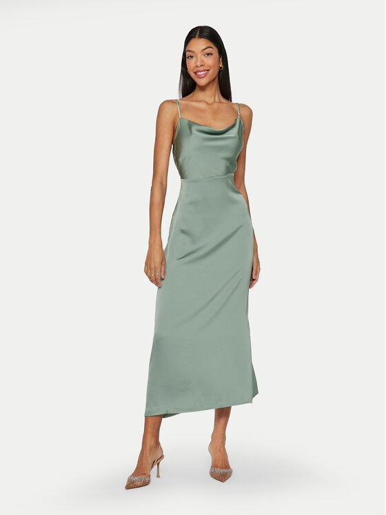 Vila Vila Rochie cocktail Ravenna 14085601 Verde Regular Fit