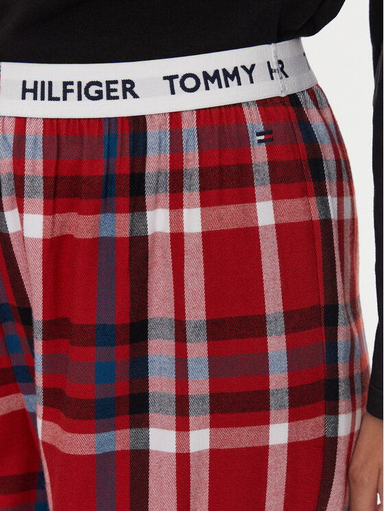 Tommy Hilfiger Tommy Hilfiger Pidžaamapüksid UW0UW05634 Punane Regular Fit