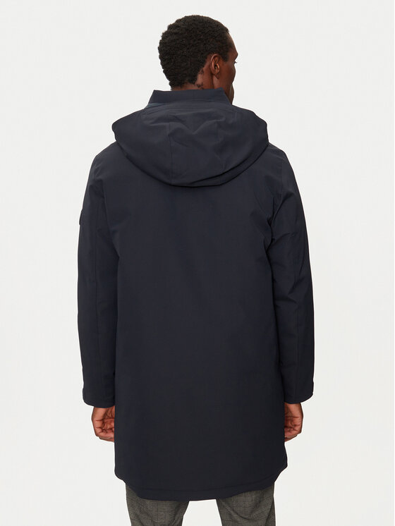 Tommy Hilfiger Tommy Hilfiger Parka MW0MW37369 Sötétkék Regular Fit