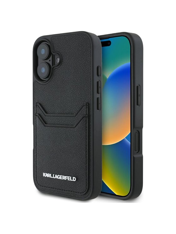 KARL LAGERFELD KARL LAGERFELD Etui na telefon iPhone 16 Czarny