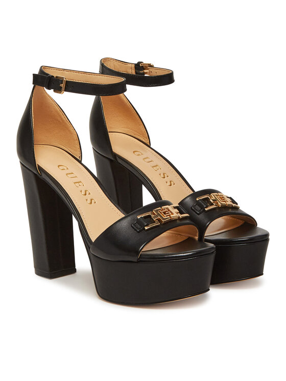 Guess Guess Σανδάλια FLJSET LEA03 Μαύρο