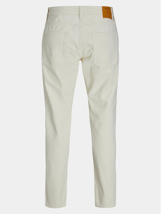 Jack&Jones Jack&Jones Džinsai Chris 12252087 Écru Relaxed Fit
