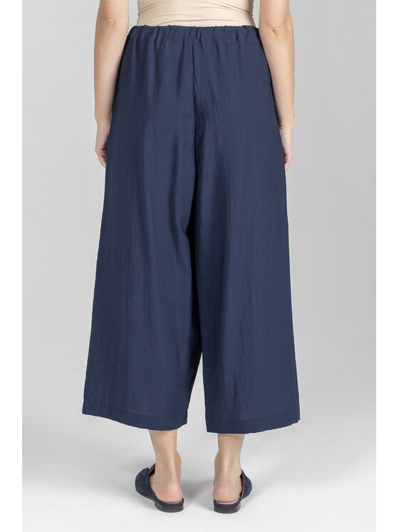Deni Cler Milano Deni Cler Milano Spodnie materiałowe T-DC-5233-F2-20-58-1 Granatowy Loose Leg