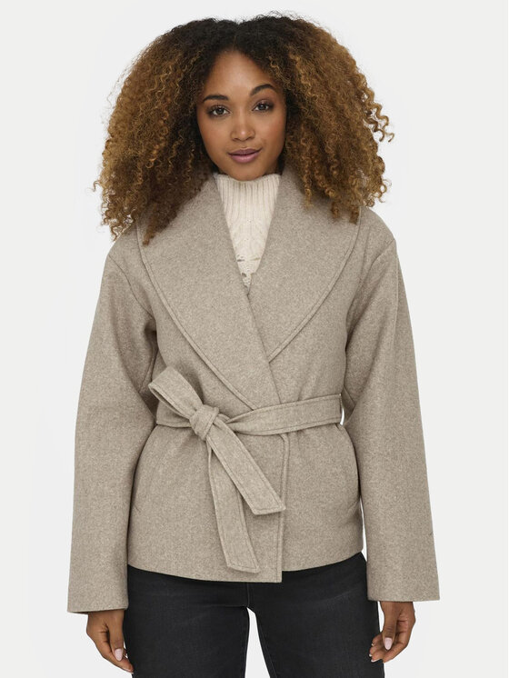 ONLY ONLY Kurtka przejściowa Augusta 15314352 Beżowy Regular Fit
