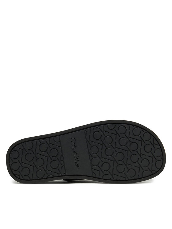 Calvin Klein Calvin Klein Szandál Flat Adj Sandal Eyelet HW0HW02488 Fekete