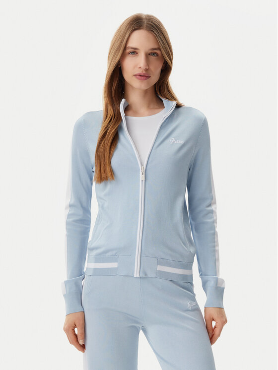 Guess Guess Bluză V5GQ01Z3D60 Albastru Regular Fit