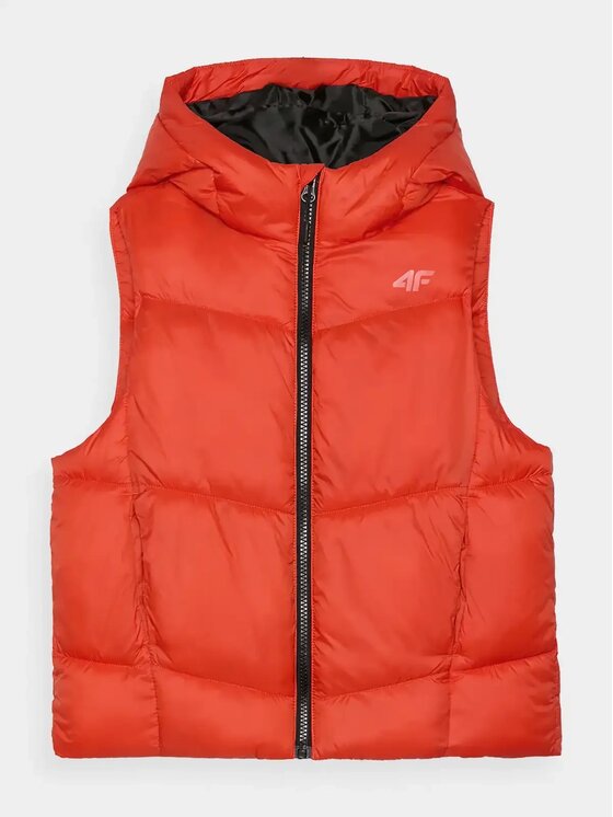 4F 4F Gilet 4FJWAW24TVJAM13-70S Arancione Regular Fit