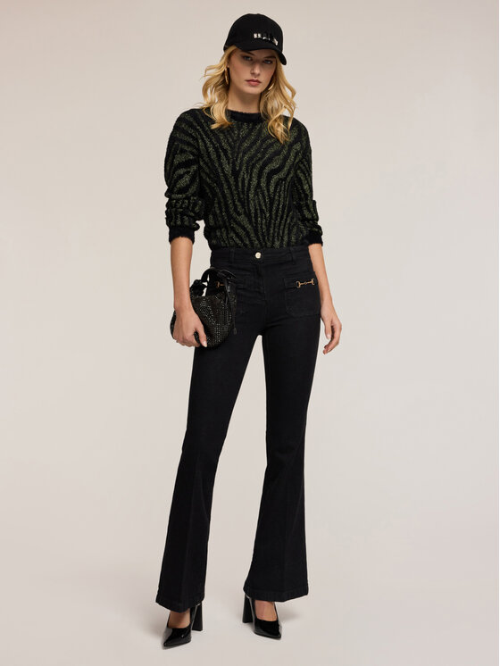 Motivi Motivi Maglione M520W003622N0Z3 Nero Regular Fit