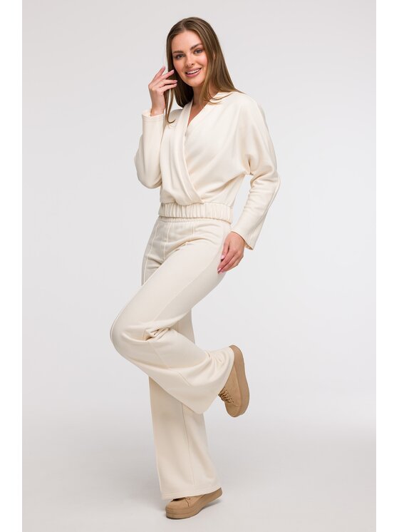 BeWear BeWear Mikina B292 Krémová Comfortable Fit