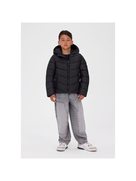 minoti minoti Kurtka zimowa 33COAT505 Czarny Regular Fit