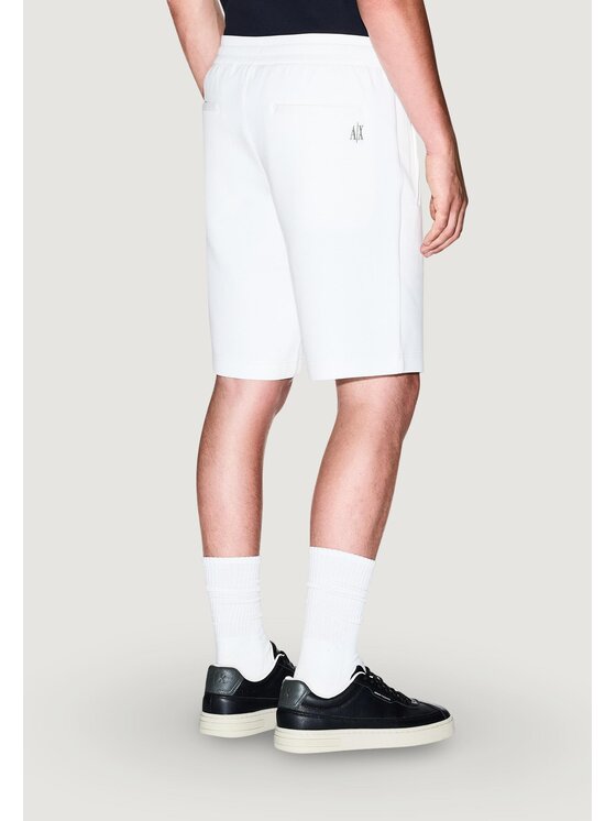 Armani Exchange Armani Exchange Szorty sportowe XM000372 AF10818 Biały Bermuda Fit