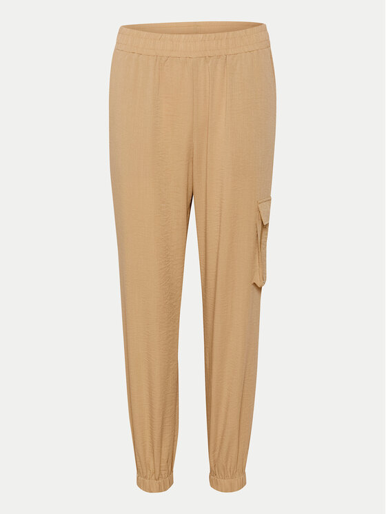 Kaffe Kaffe Stoffhose Moria 10552262 Beige Relaxed Fit