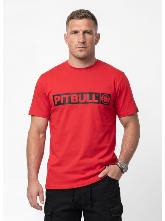 PITBULL PITBULL T-Shirt HILLTOP Czerwony Regular Fit