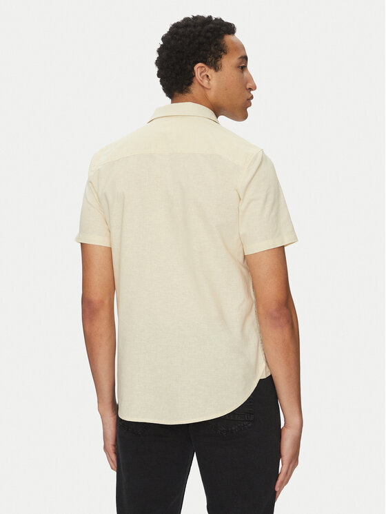 Blend Blend Πουκάμισο 20718401 Μπεζ Regular Fit