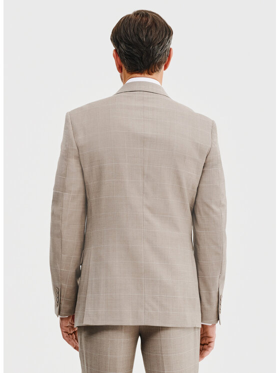 Pako Lorente Pako Lorente Marynarka P25SP-3G-001 Beżowy Slim Fit