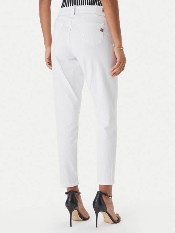 Fracomina Fracomina Jeansy FP26SV8000W61501 Bílá Slim Fit