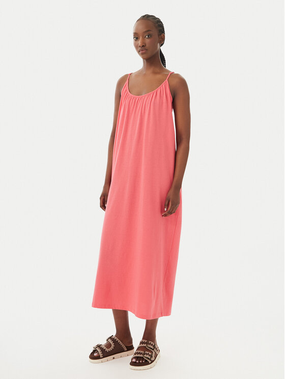 Vero Moda Letné šaty Luna 10286077 Koralová Regular Fit